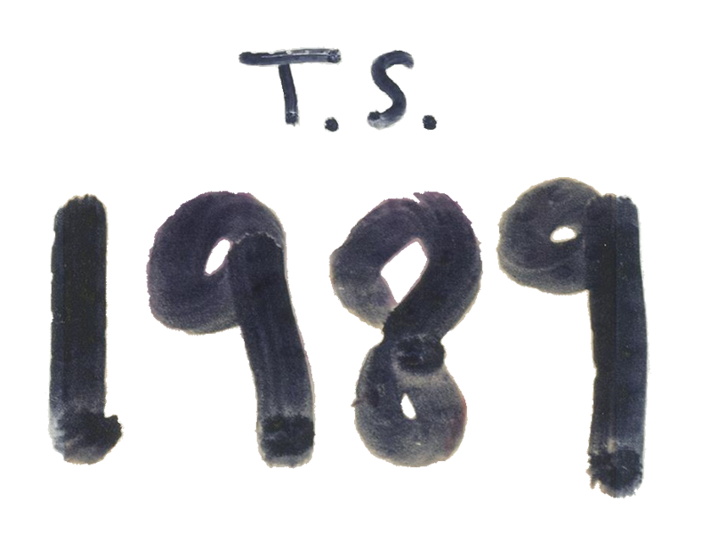 Taylor Swift 1989 Font