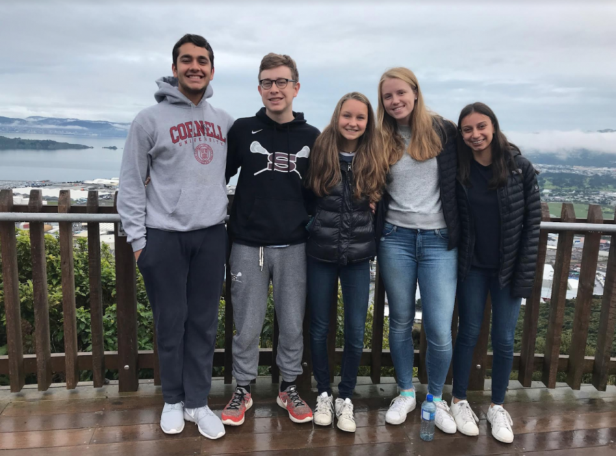 Scarsdale High Schools Project Green club members in New Zealand. 
