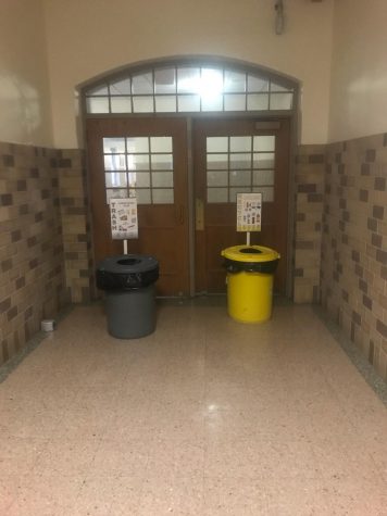 As a precaution, classes located in or around the science wing of the building were blocked off and relocated to the gyms.