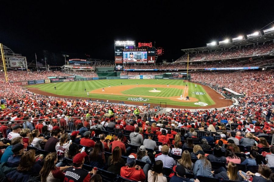 An+overhead+view+of+Nationals+Park%2C+where+the+2019+World+Series+took+place.+%0A