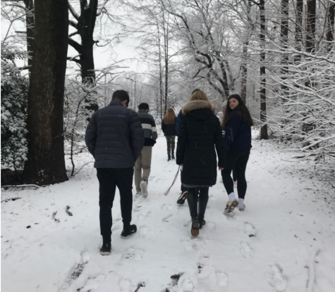 No matter the weather, silent walks are an aspect of Sheilah’s classes that are always cherished.