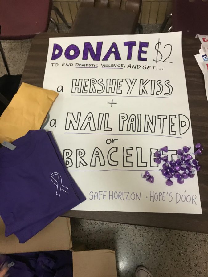 SHS Student Government raises awareness and funds for victims of domestic abuse. 