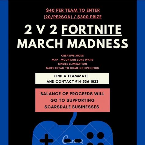 SHS student Cooper Cohen '21 and family organize a Fortnite competition to help local community during COVID-19 quarantine.