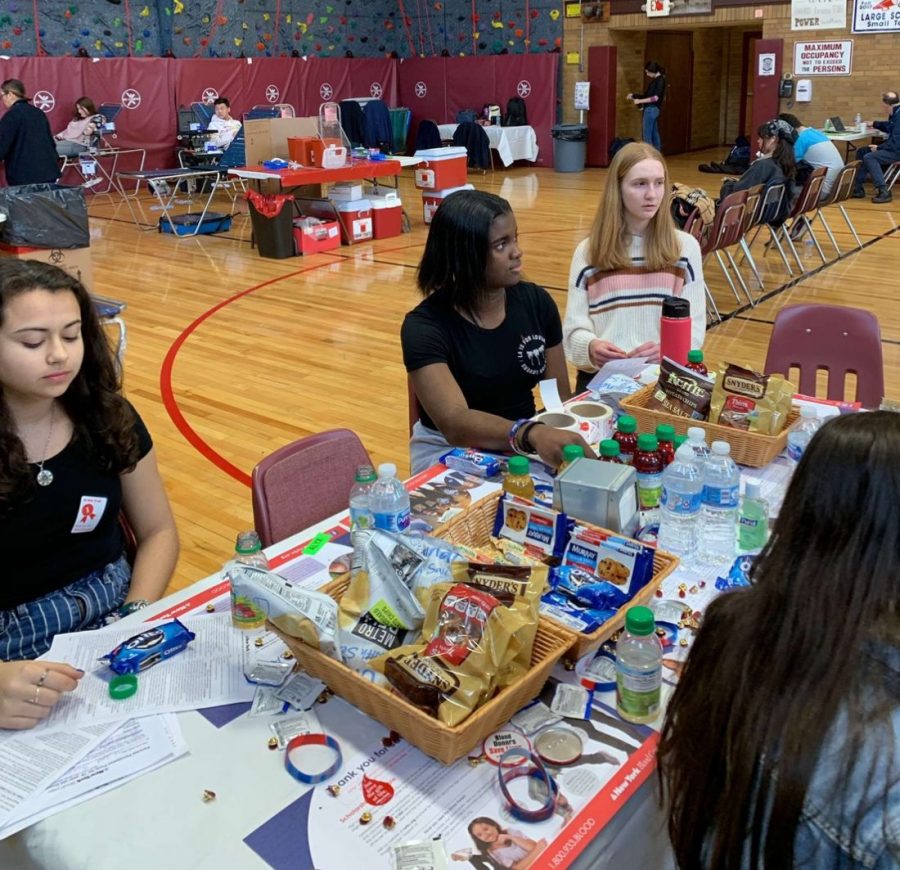 In early March, the Sophomore class government organized a blood drive with the New York Blood Center. 