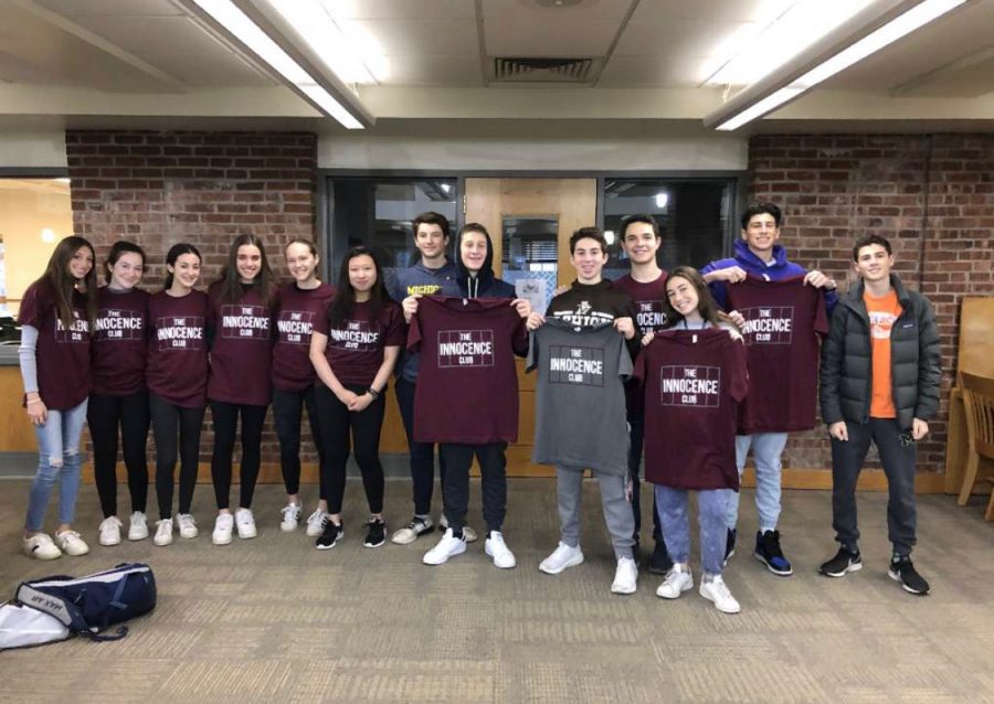 SHS students partnered with the Exoneration Initiative helping spread awareness of wrongfully convicted people in jail.