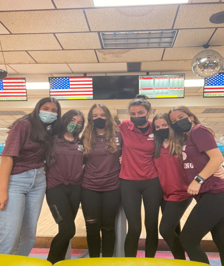 The girls bowling team played well at their final tournament this past Wednesday.  
