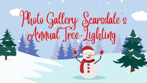 Scarsdale residents organize and host their annual tree-lighting celebration in the Scarsdale Village.