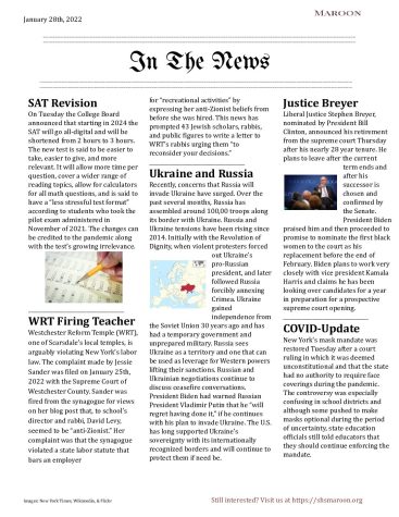 In the News 1/28