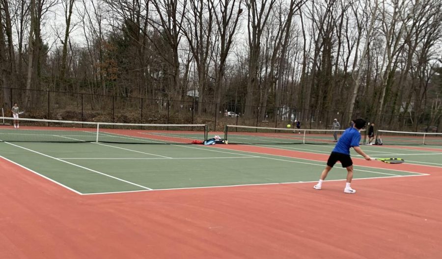 Scarsdale Varsity Tennis plays Edgemont on Scarsdale Middle School courts.