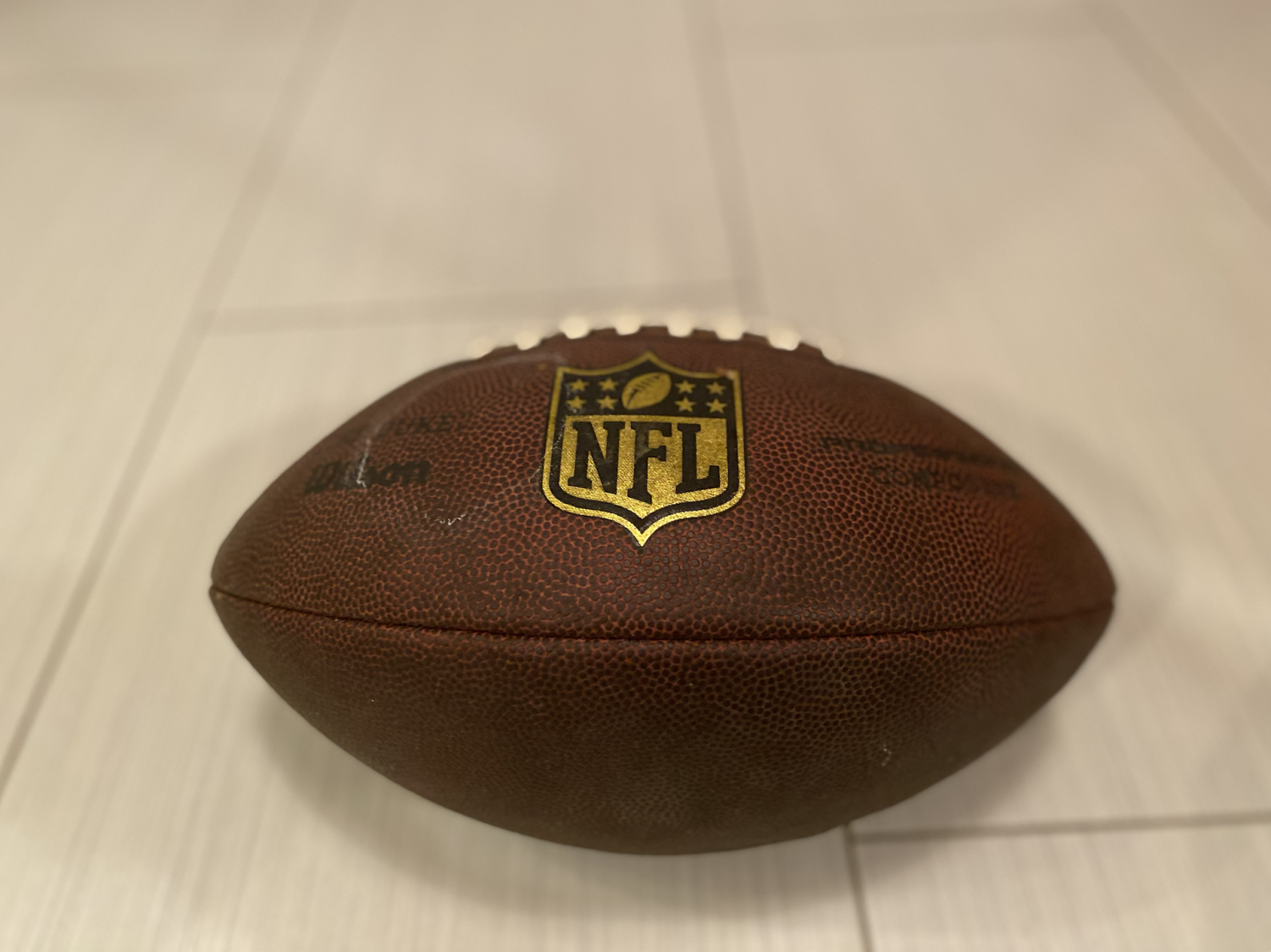 NFL Wilson Game Used Football The Duke - Kansas City Chiefs