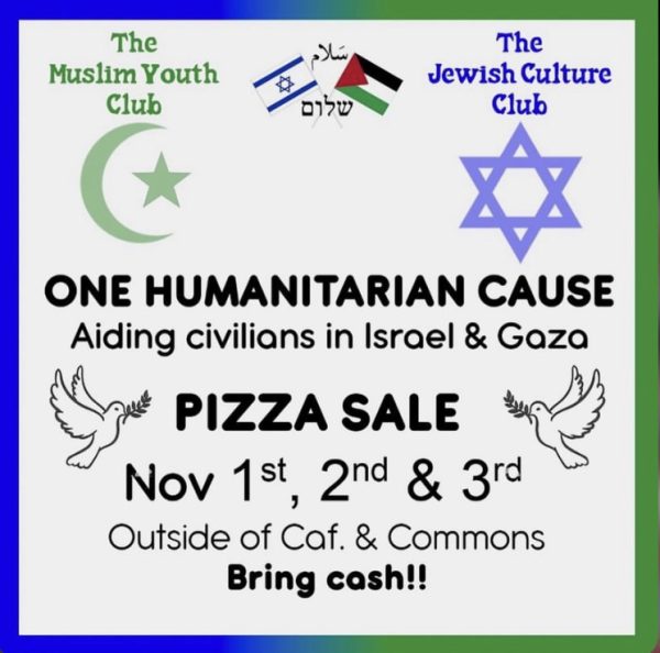 The Muslim Youth Club and Jewish Culture Club raised over 1,900 dollars in total.