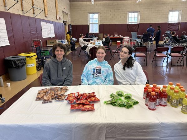 On March 5th, the Sophomore Class Government, jointly with the New York Blood Center, organized their annual blood drive, where 56 students and faculty donated their blood to help out their community. 