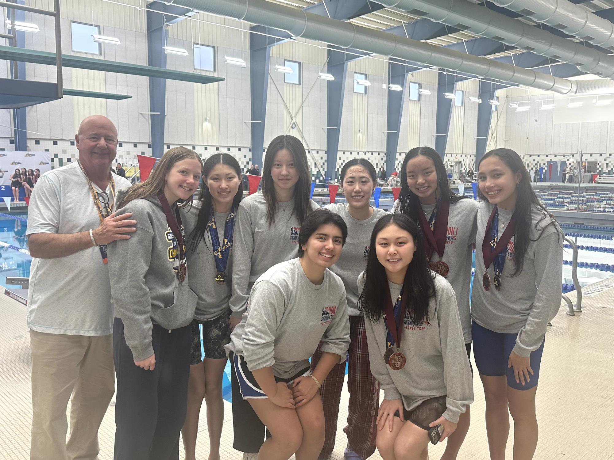 Scarsdale Girls Swimming and Diving Wins Sectionals