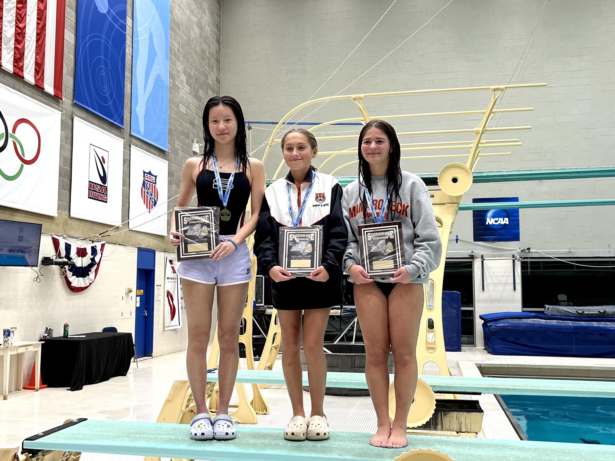 Scarsdale Girls Swimming and Diving Wins Sectionals