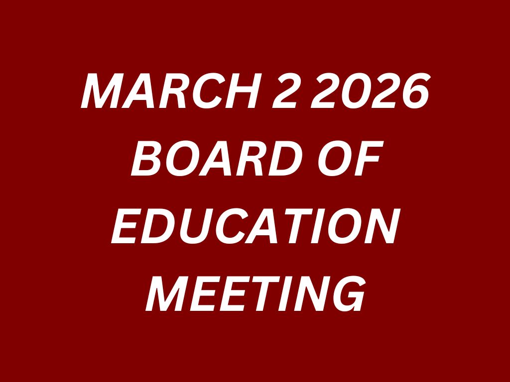 March 2 2026 Board of Education Official Meeting Report