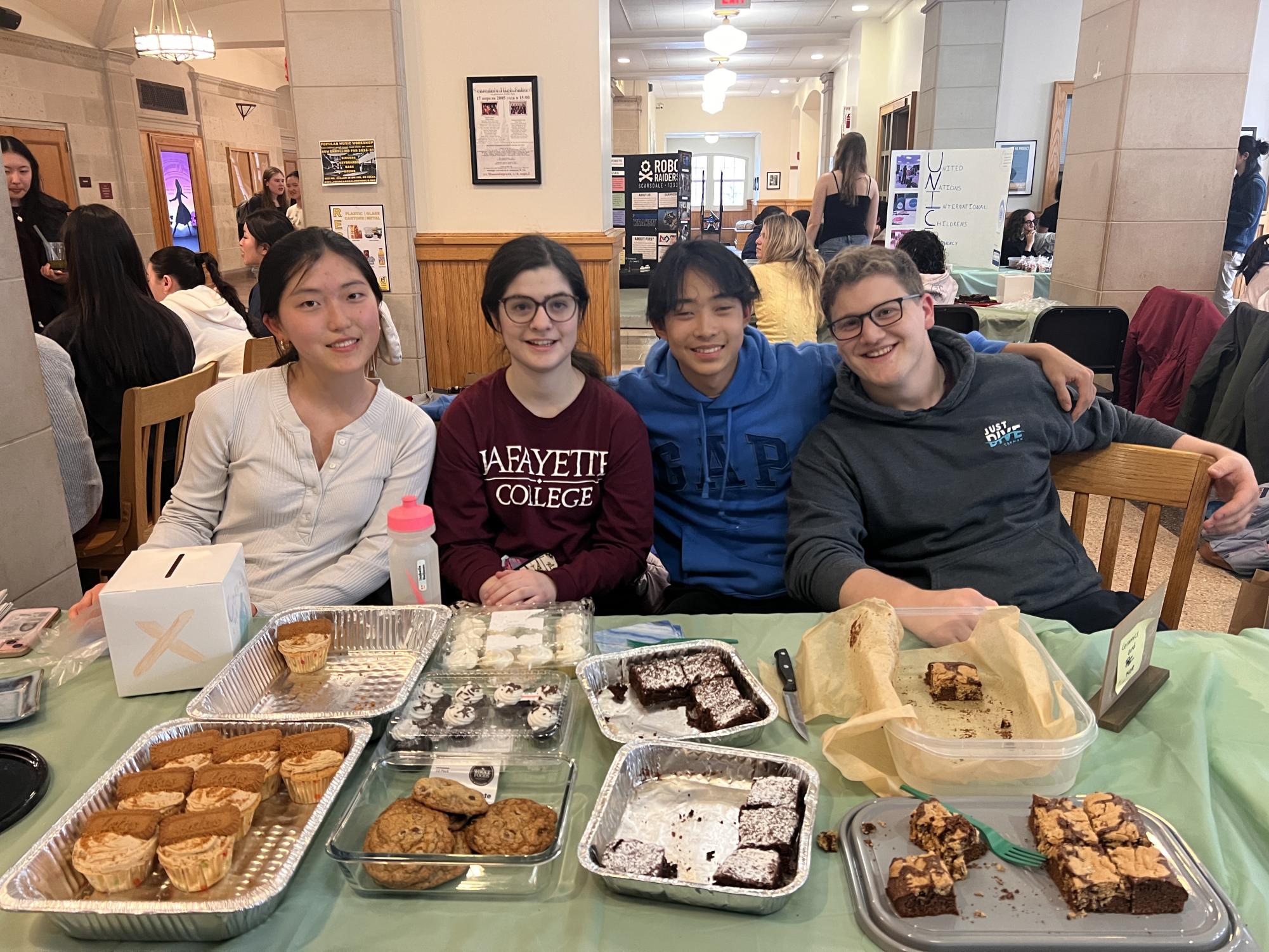 The Ceramics Club sells pottery and baked goods in addition to encouraging new membership.