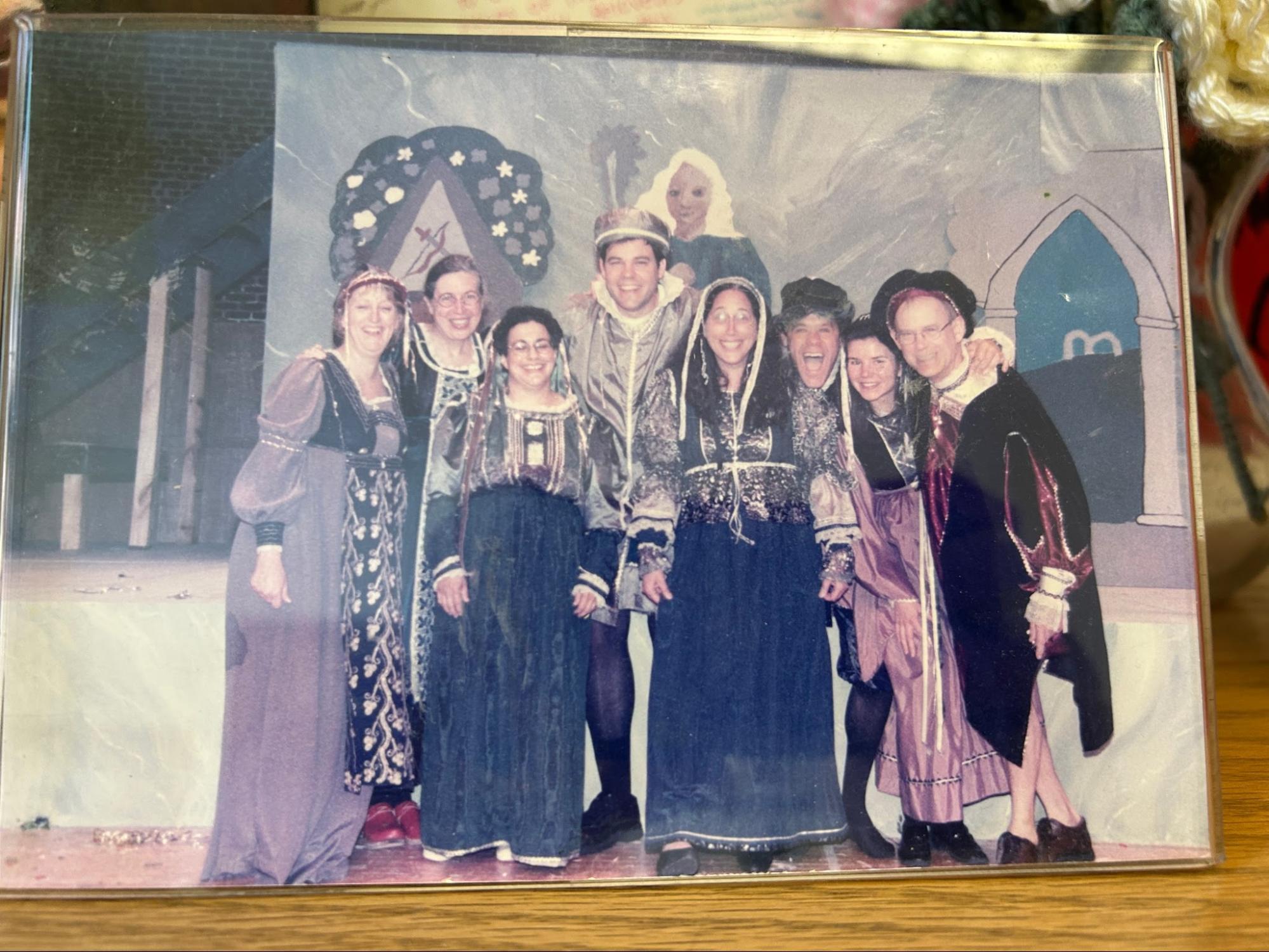 SHS English teachers pose for a photo at the first annual Shakespeare festival.